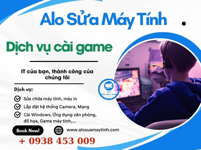 dịch vụ cài game cho laptop