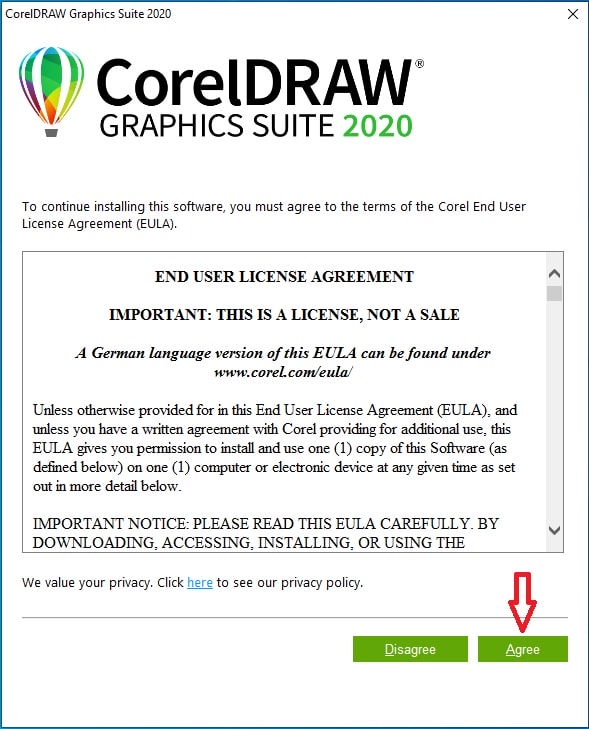 cach cai corel 2020 9