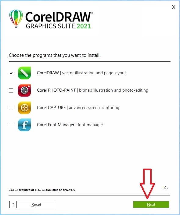 cach cai coreldraw 2021 7