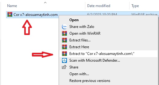 cài đặt corel x7