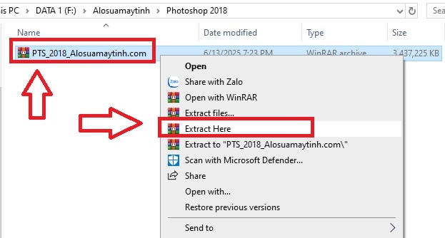 cai photoshop cc 2018 1