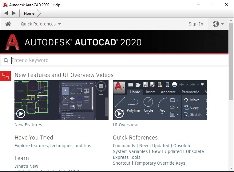 download autocad 2020