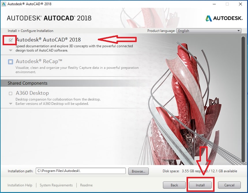 huong dan cai autocad 2018 6