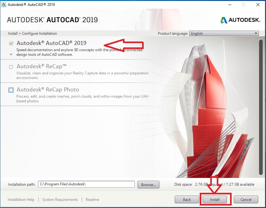 huong dan cai autocad 2019 5