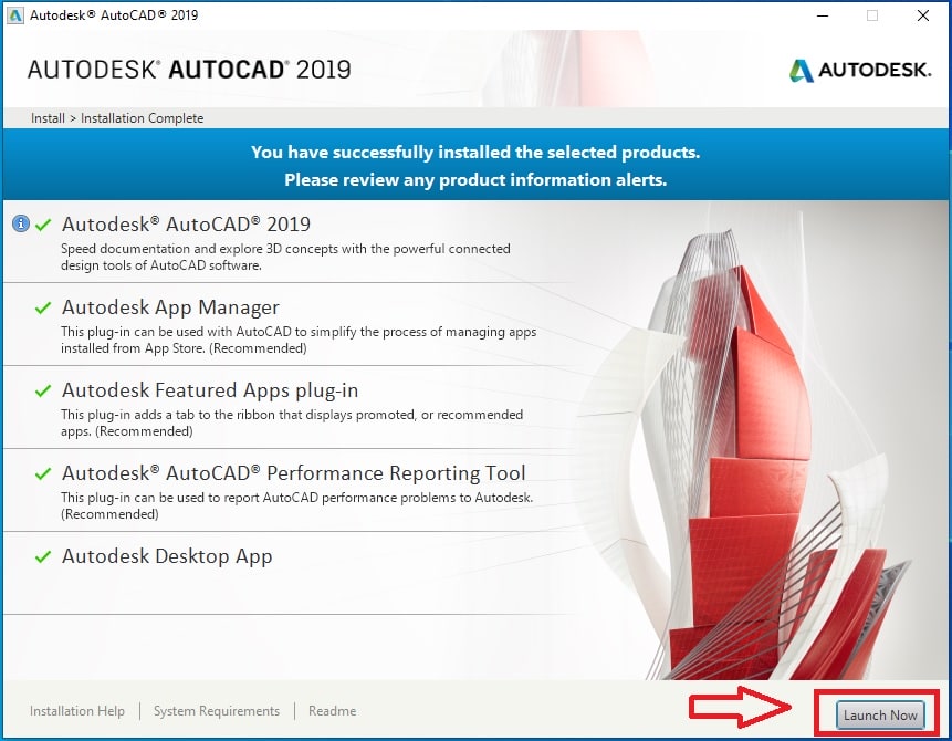 huong dan cai autocad 2019 7