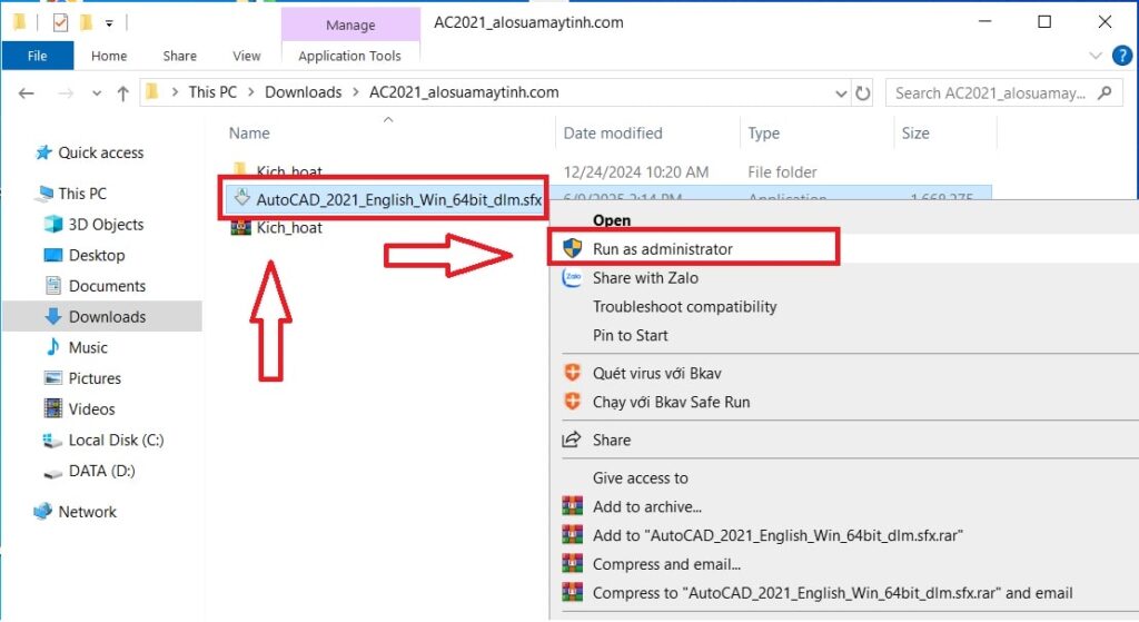 huong dan cai autocad 2021 2