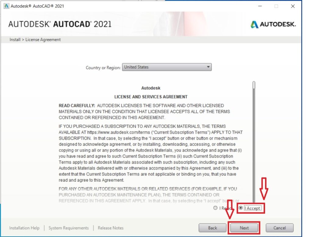 huong dan cai autocad 2021 5
