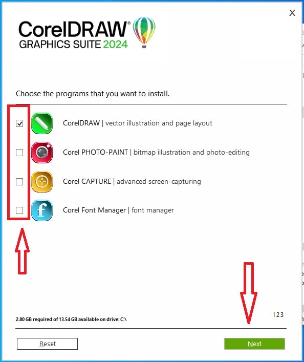 huong dan cai corel 2024 17