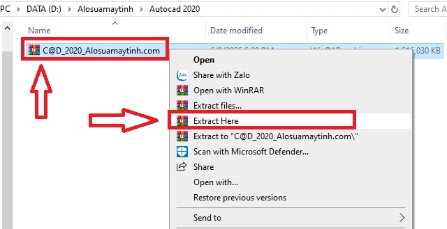 hướng dẫn tải autocad 2020 1