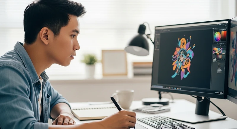 Ảnh bìa Adobe Illustrator 2018