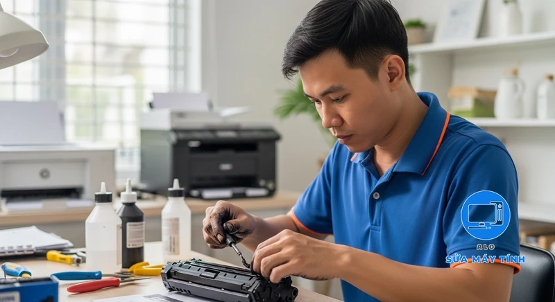 Ảnh bìa nạp mực máy in Huyện Hóc Môn