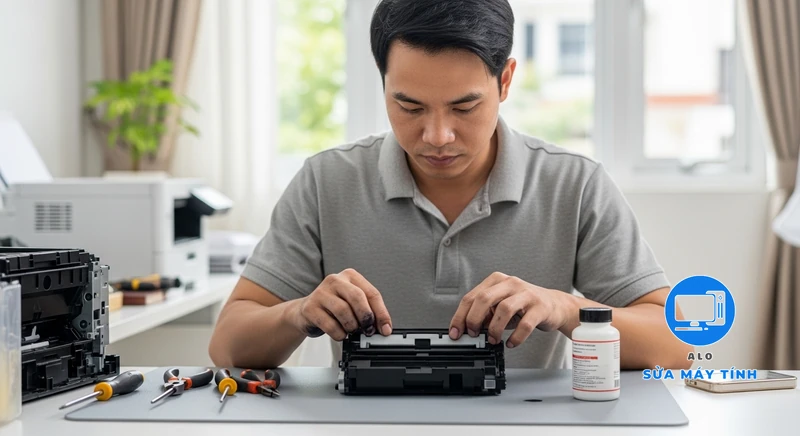 Ảnh bìa nạp mực máy in Quận Gò Vấp