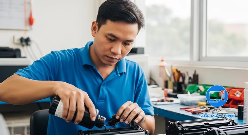 Ảnh bìa nạp mực máy in thủ đức