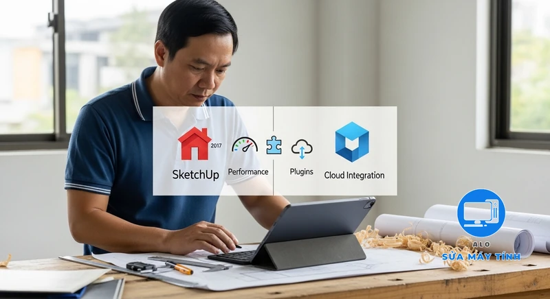 SketchUp 2017 hình ảnh minh họa chuyên sâu 3