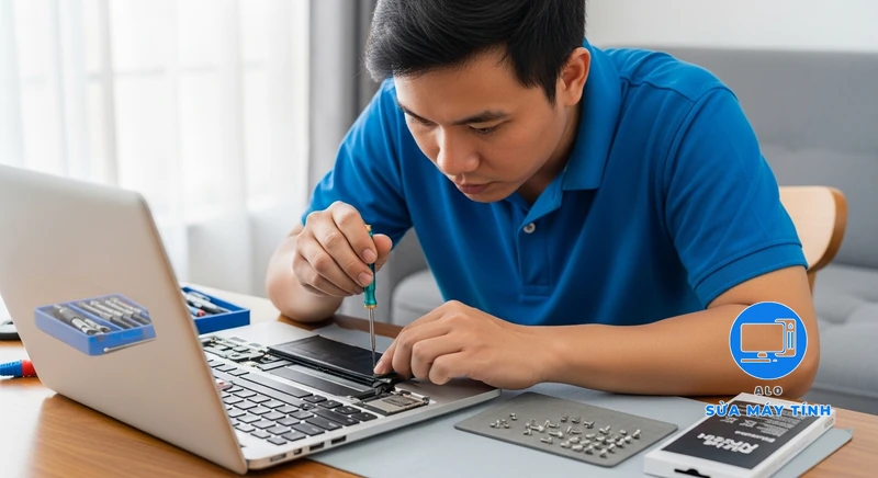 Thay pin laptop tại nhà tphcm hình ảnh minh họa chuyên sâu 2