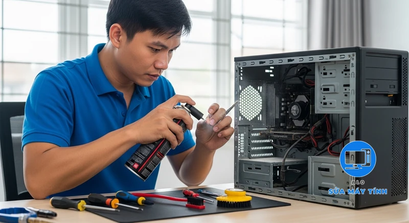 Ảnh bìa dịch vụ vệ sinh máy tính Quận 1