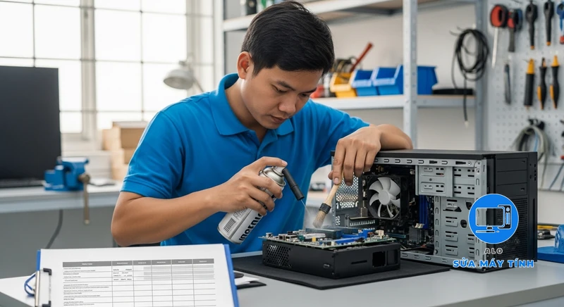 vệ sinh máy tính Quận 7 hình ảnh minh họa chuyên sâu 1