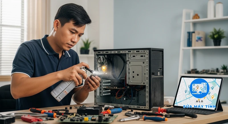 vệ sinh máy tính Quận 7 hình ảnh minh họa chuyên sâu 5