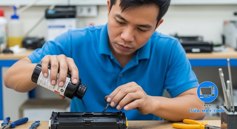 Bơm mực máy in laser màu hp hình ảnh minh họa chuyên sâu 4