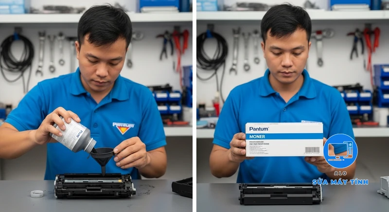 Nạp mực máy in pantum hình ảnh minh họa chuyên sâu 4