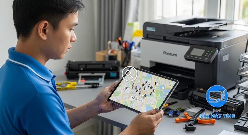 Nạp mực máy in pantum hình ảnh minh họa chuyên sâu 5